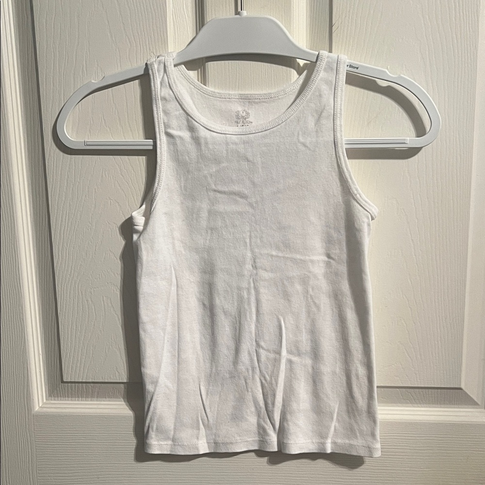 Fruit of the Loom White Kids Tank Top